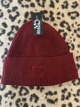 Muts “hart” bordeaux